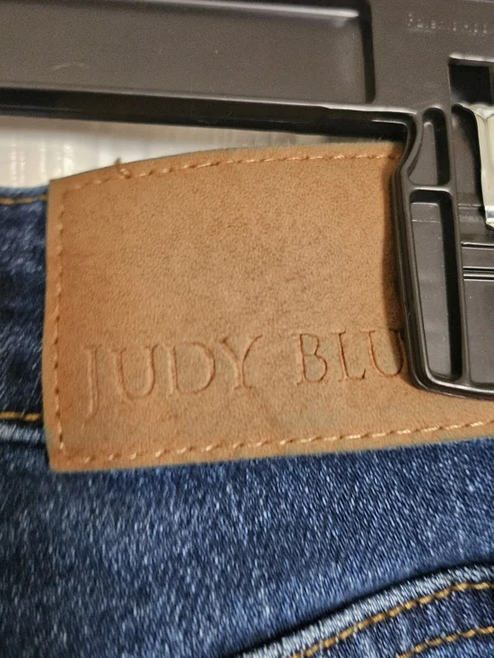 Judy Blue Jeans Womens 9/29 Dark Wash Straight Leg Hight Waist  Stretch Denim. - Picture 10 of 13